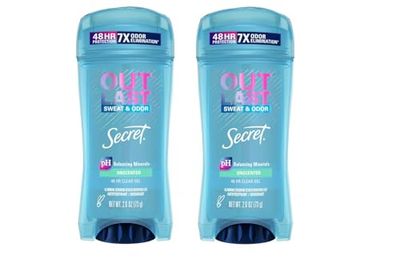 Secret Outlast Outlast XTEND Clear Gel Antiperspirant &amp; Deodorant, Unscented, 2.6 Oz (2 Pack)
