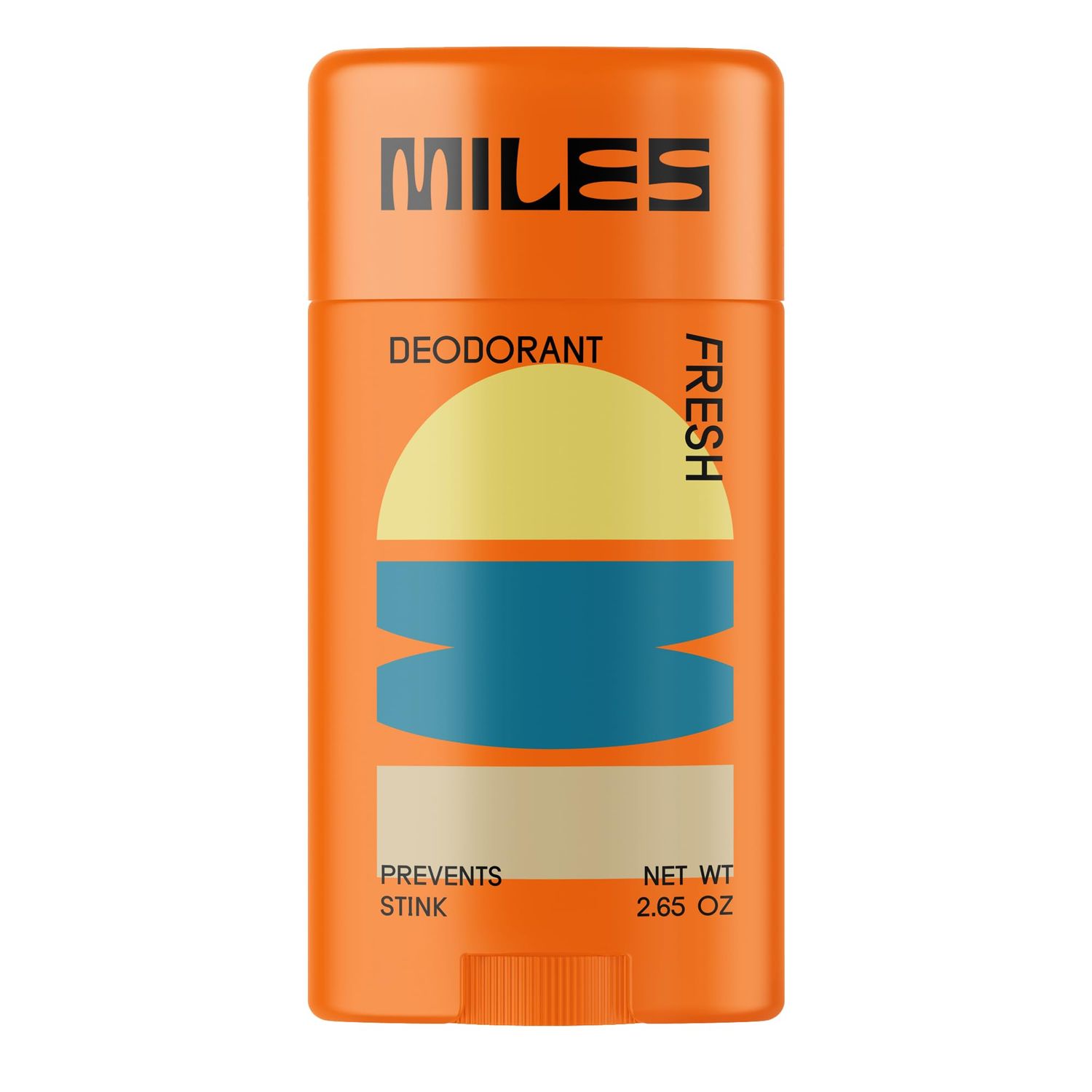 Miles Kids Deodorant for Boys and Girls - Aluminum Free Deodorant for Kids and Teens, Natural, Hypoallergenic, Made in USA - Fresh Scent, 1-Pack