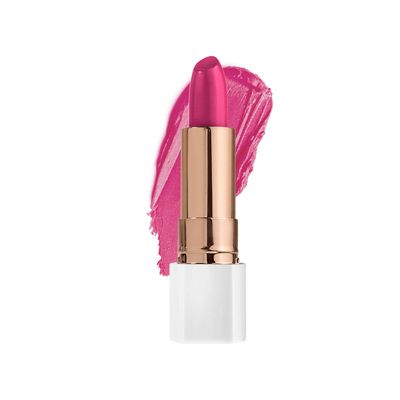 FLOWER BEAUTY By Drew Barrymore Petal Pout Lipstick - Nourishing  Highly Pigmented Lip Color - Infused with Antioxidants (Pink Orchid)
