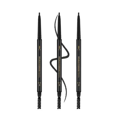 O&#39;CHEAL 3Pcs Black Eyebrow Pencil, Premium Eye Brow Pencil with Spoolie Brush, Longwearing for Perfect Brows, Professional, Precision, Defines, Universal Waterproof Double-ended Eyebrow Pen for Women