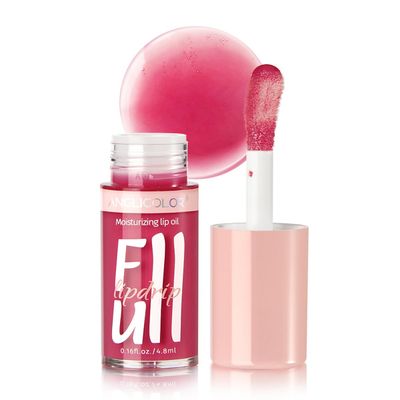 Moisturizing Lip Oil, No-Sticky Tinted Lip Gloss for Dry Lips Lip Balm Lip Care, Shiny and Vegan Tinted Lip Gloss 0.16OZ - 02 PANDORA
