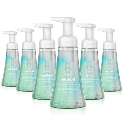 Method Foaming Hand Soap, Coconut Water, Biodegradable Formula, 10 fl oz (Pack of 6)