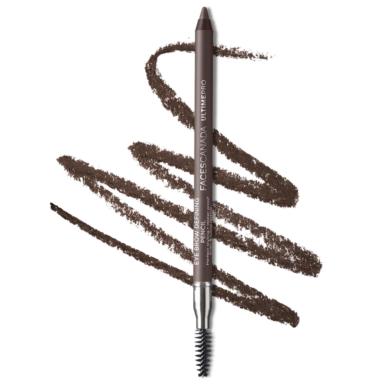 FACESCANADA Ultime Pro Eye Brow Defining Pencil - Tan 01 | Gel Gliding Formula | Long Lasting &amp; Waterproof | Smudge &amp; Transfer Proof | Built-in Spoolie | 0.04 Oz1.20g