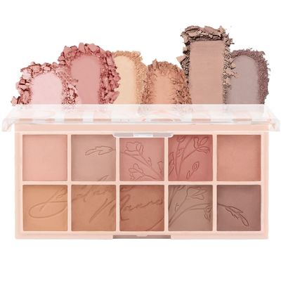AMY&#39;S DIARY 10 Colors Matte Nude Eye Shadow Palette Makeup, High Pigmented Eyeshadow Palette, Neutral Eye Palette Blendable Long Lasting For Woman (01)