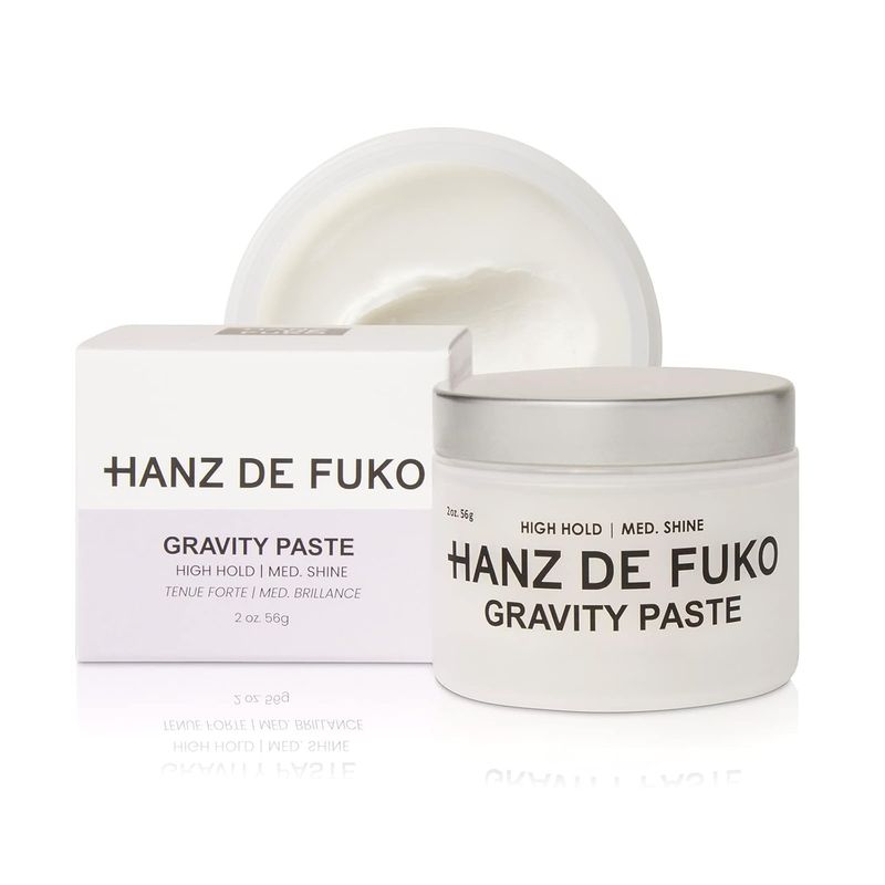 Hanz de Fuko Gravity Paste - Premium Mens Hair Styling Paste - High Hold, Medium Shine - 2 oz.
