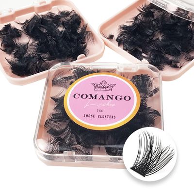 144Pcs Loose Cluster Lashes C Curl 14mm Lash Clusters DIY Eyelash Extensions Mega Volume Individual Lashes Eyelash Clusters Extensions