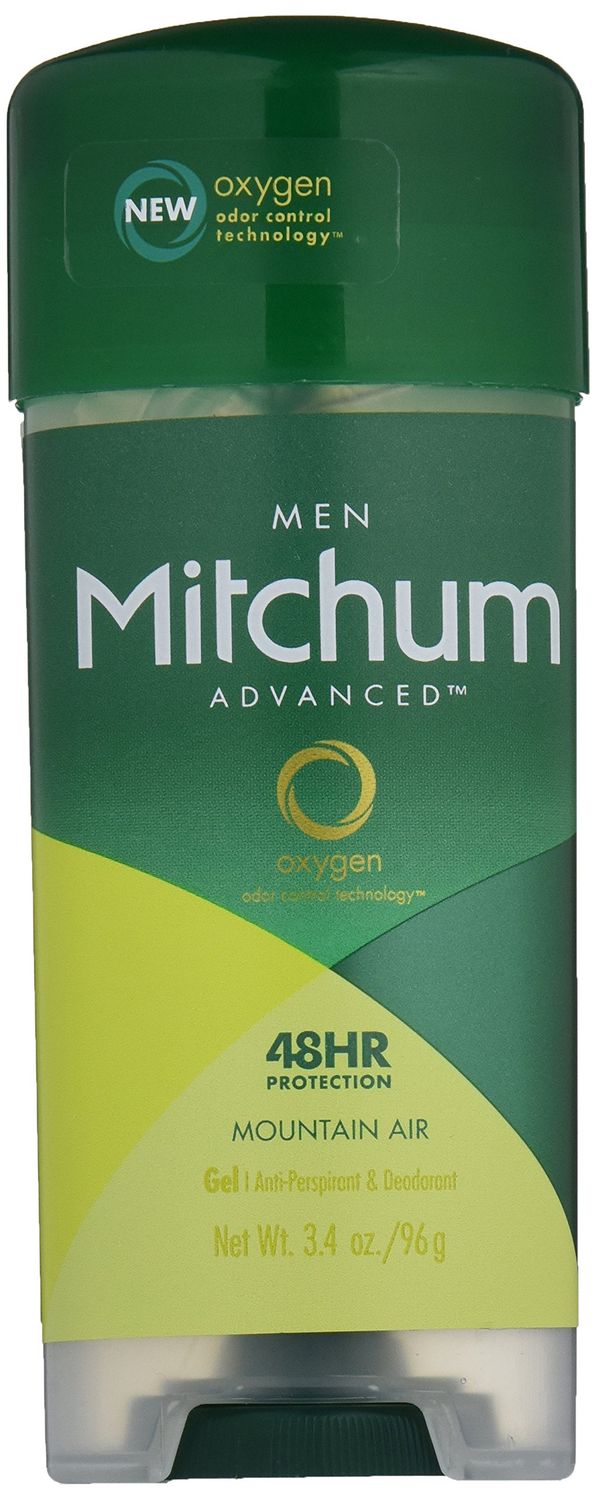 Mitchum Advanced Gel Anti-Perspirant &amp; Deodorant, Mountain Air, 3.4 Ounce (Pack of 4)