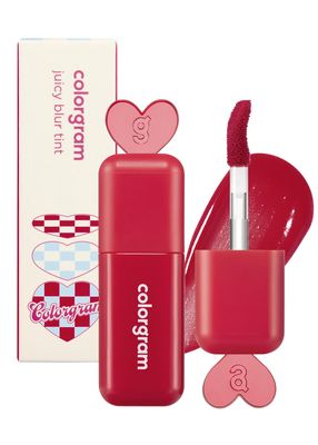 COLORGRAM Juicy Blur Tint 03 Class Apple | Daily Semi-Matte, Semi-Glossy, Long-Lasting Lip Stain, Moisturizing, Buildable &amp; Blendable, highly Pigmented (0.12 Fl. Oz.)