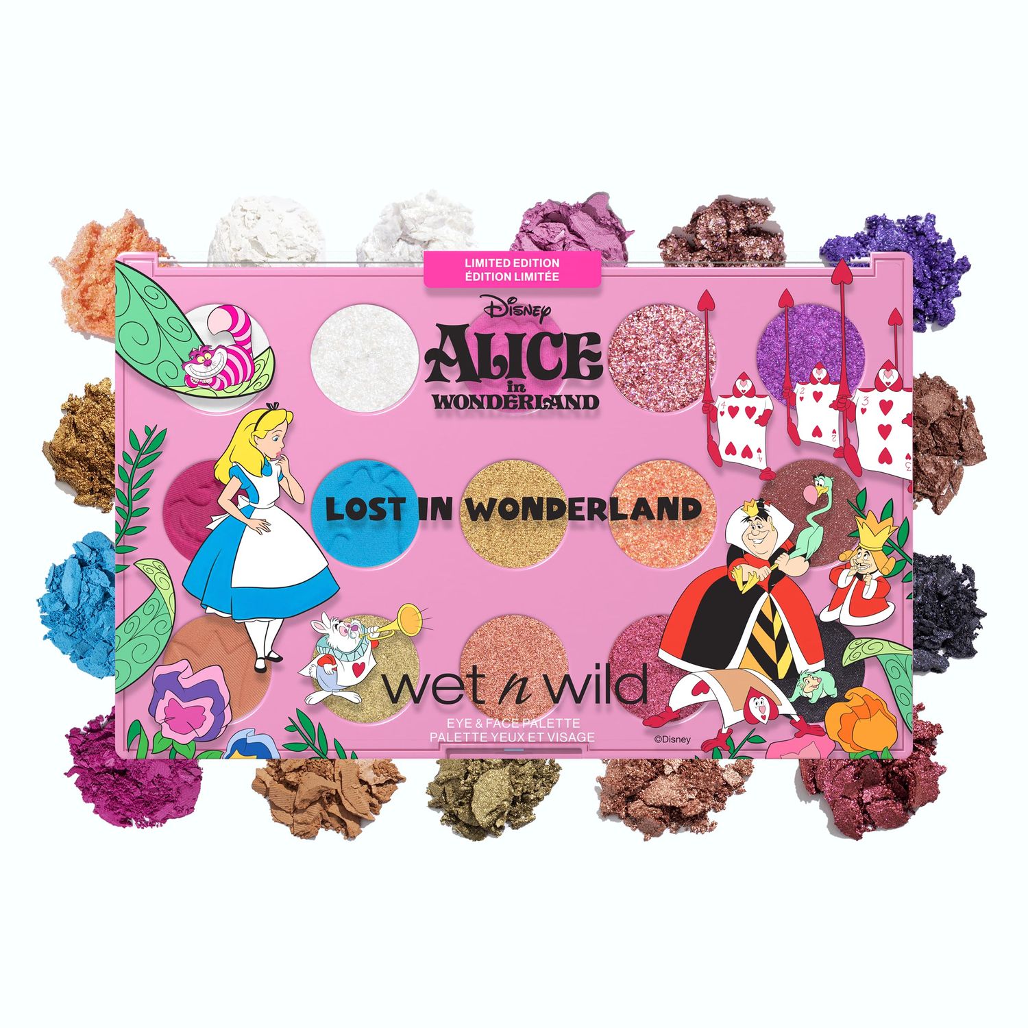 wet n wild Lost In Wonderland Eye &amp; Face Palette Alice In Wonderland Collection