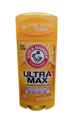 Arm &amp; Hammer Ultramax Invisible Solid Powder Fresh Antiperspirant &amp; Deodorant-2.6 oz, 2 pack