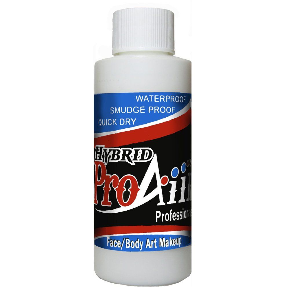 ProAiir Face and Body Painting Makeup - 2oz (60ml) White