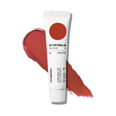Piciberry Berrybalm(Rose Pink), lip &amp; cheek balm, multi blush, moisturizing and matte, highly pigmented, long lasting formula