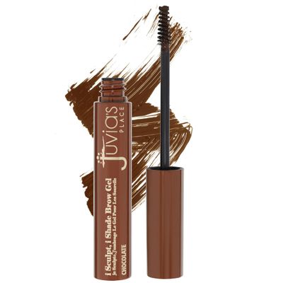Juvia&#39;s Place iSculpt, iShade Eyebrow Gel Chocolate - Waterproof Gel for Eyebrows, Eyebrow Tint, Eyebrows Makeup Enhancer, Eyebrow Gel Filler, Eyebrow Tinted Brow Gel, Advanced Eyebrow Gel Definer