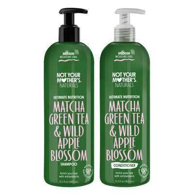 Not Your Mother&#39;s Naturals Essential Nourish Shampoo &amp; Conditioner Set - 15.2 fl oz - Sulfate-Free Hair Products - Matcha Green Tea &amp; Apple Blossom