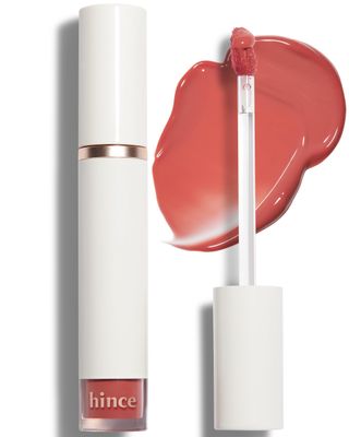 HINCE Mood Enhancer Water Liquid Glow - Non-Sticky &amp; Waterproof Lip Stain for Women - Long Wearing Lip Gloss for Natural and Glass Glow - Moisturizing Liquid Makeup, 0.16 fl.oz. (AMBIENT)