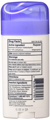 Sure Original Solid Unscented, Anti-Perspirant Deodorant 2.70 oz (Pack Of 3)