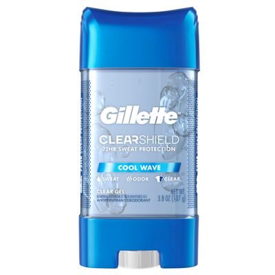 Gillette Advanced Clear Gel Antiperspirant Cool Wave 5 Pack Of 3.8 Ounce Net Wt 19 Ounce