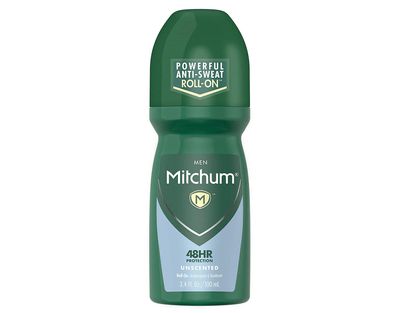 Mitchum Invisible Anti-Perspirant &amp; Deodorant Roll-On, Unscented 3.4 oz (Pack of 4)