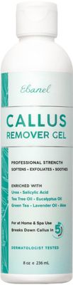 Ebanel Professional Callus Remover for Feet with Urea, Epsom Salt, Salicylic Acid, Tea Tree Oil, Glycolic Acid, Lavender, Heel Foot Callus Remover Gel Exfoliator Dead Skin Removal Pedicure Foot Spa