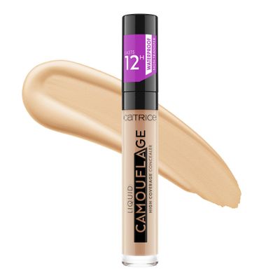 Catrice | Liquid Camouflage High Coverage Concealer | Ultra Long Lasting Concealer | Oil &amp; Paraben Free | Cruelty Free (020 | Light Beige)
