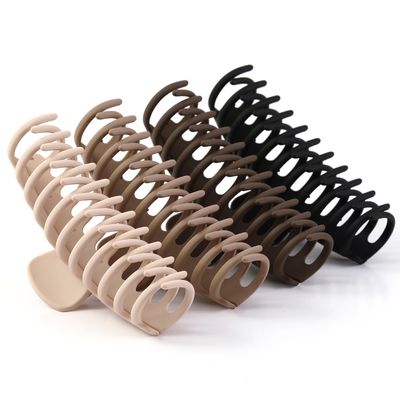5 Inche Extra Large Claw Clips Hair Clips for Thick Hair and Long Hair, 4 Pack Xl Jumbo Claw clips, Oversized Matte Non-slip Hair Clips for Women, Big Strong Hold Jaw Clip Valentines Day Gifts