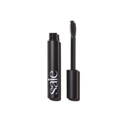 Saie Mascara 101 - Buildable  Lash Lengthening Mascara for Volumized Lashes - Strengthening, Clean Mascara - Formulated with Nourishing Ingredients - Black (0.31 oz)