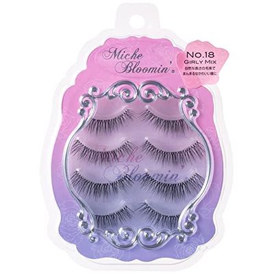 Miche Bloomin&#39; 3D Eyelashes No. 18 Girly Mix 4 Pairs