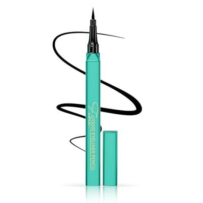 OETUIOW Liquid Eyeliner, Long-Lasting &amp; Waterproof Eyeliner Pen, Quick Drying, Super Slim Precise All Day for Women, Glides on Smoothly, Cruelty-Free &amp; Vegan (Black)
