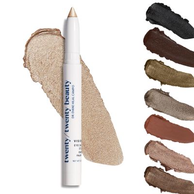 twentytwenty beauty Visionary Eye Shadow Stick, Shimmer Cream Eyeshadow Pencil, Long-Lasting Makeup, Safe for Sensitive &amp; Dry Eyes, Ophthalmologist Tested (Starry Eyed)