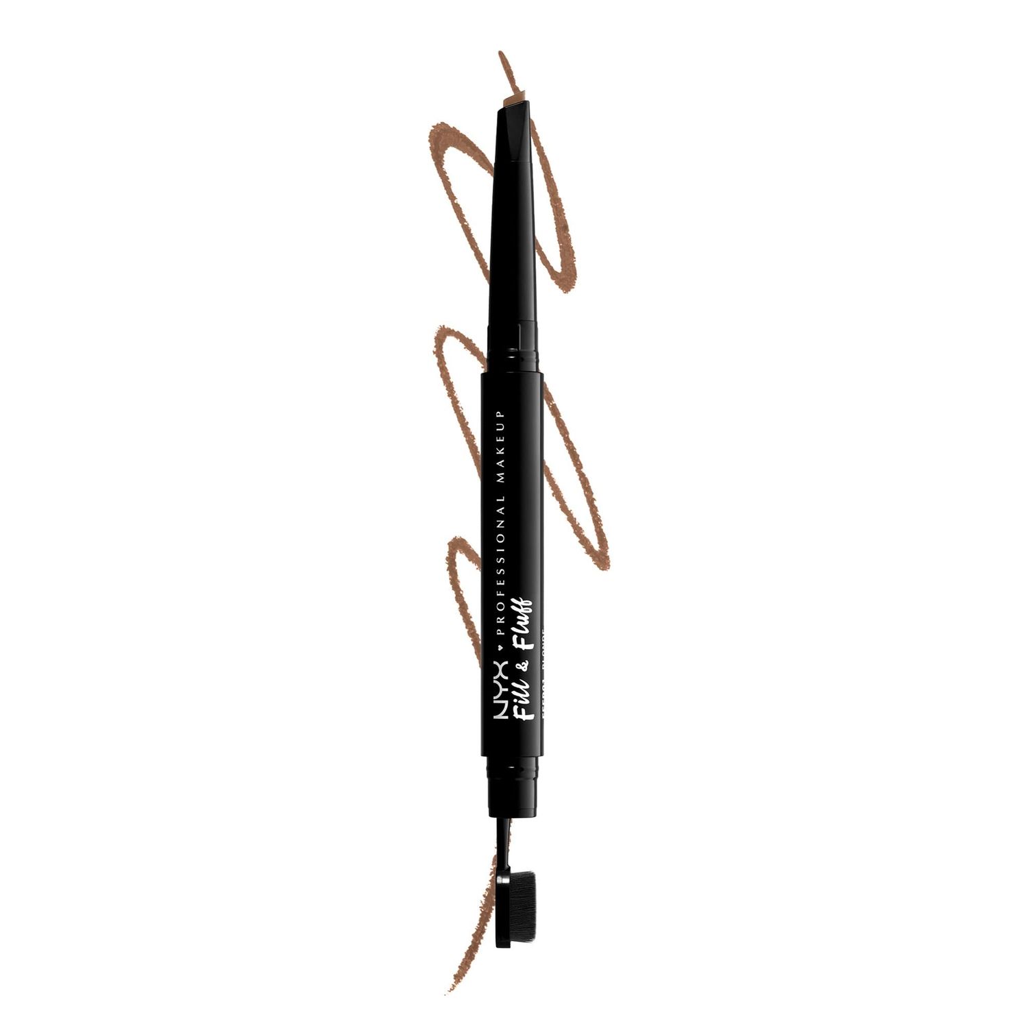 NYX PROFESSIONAL MAKEUP Fill &amp; Fluff Eyebrow Pomade Pencil, Taupe