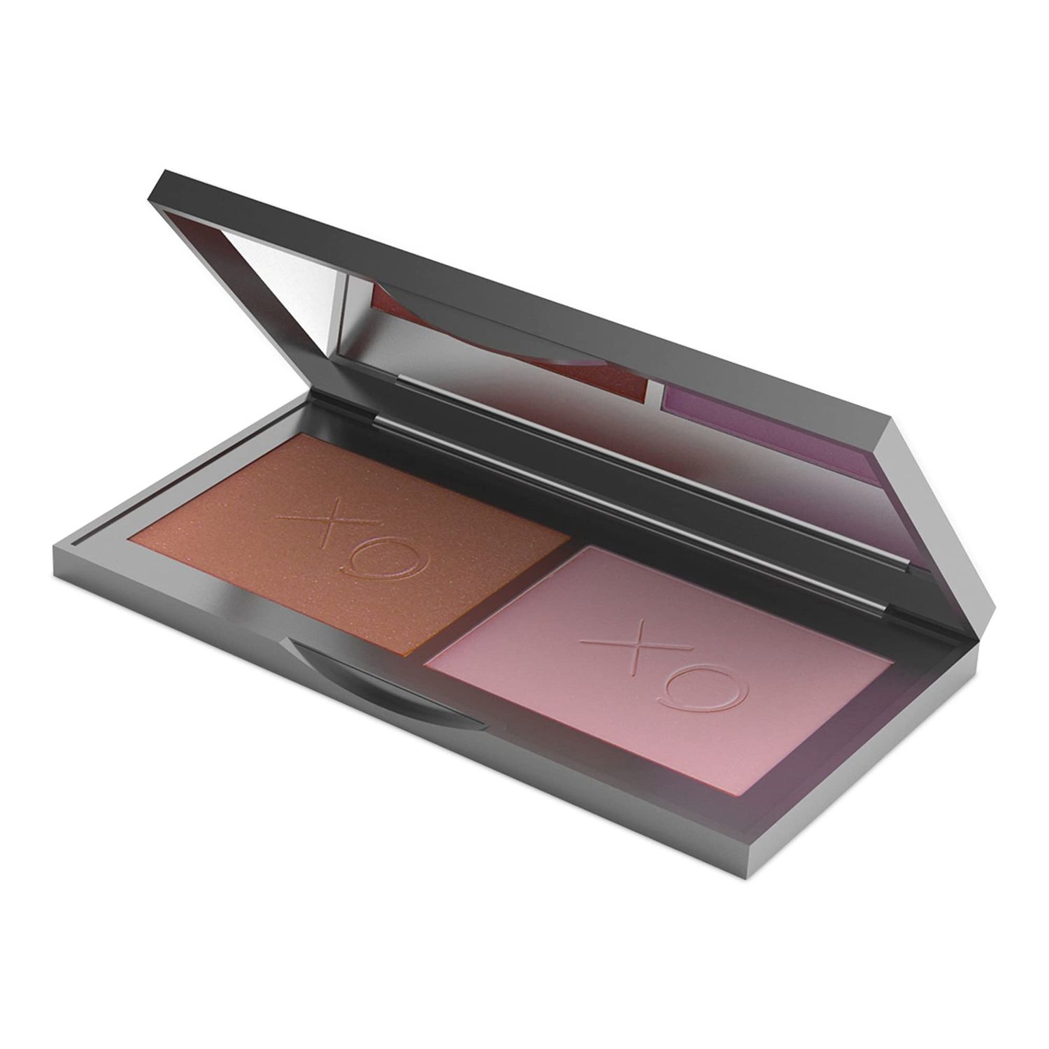 Mirabella Beauty Blush Duo, BelovedDarling (Warm Red BrownMatte Pink Mauve) - Mineral Pressed Powder for Cheeks - Professional, Compact &amp; Easy-to-Apply Facial Makeup, Paraben &amp; Talc-Free