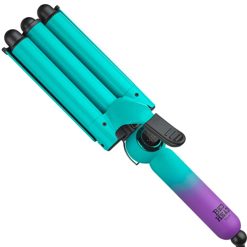 Bed Head Wave Affair Jumbo 3 Barrel Hair Waver | Quick Styling, Serious Hold, &amp; Less Heat Damage | Heat Protectant Glove Included for Easy, Custom Styling