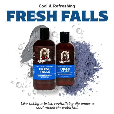 Dr. Squatch Fresh Falls Shampoo  Conditioner Hair Bundle