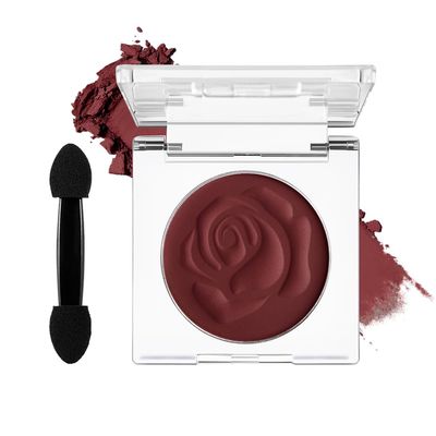 DE&#39;LANCI Dark Red Eyeshadow Matte, Single Crimson Red Eyeshadow Palette  Applicator, Intense Blendable Burgunry Shade Red Eye Makeup, for Halloween Bruise Makeup Vampire Zombie Goth SFX Body Paint 07