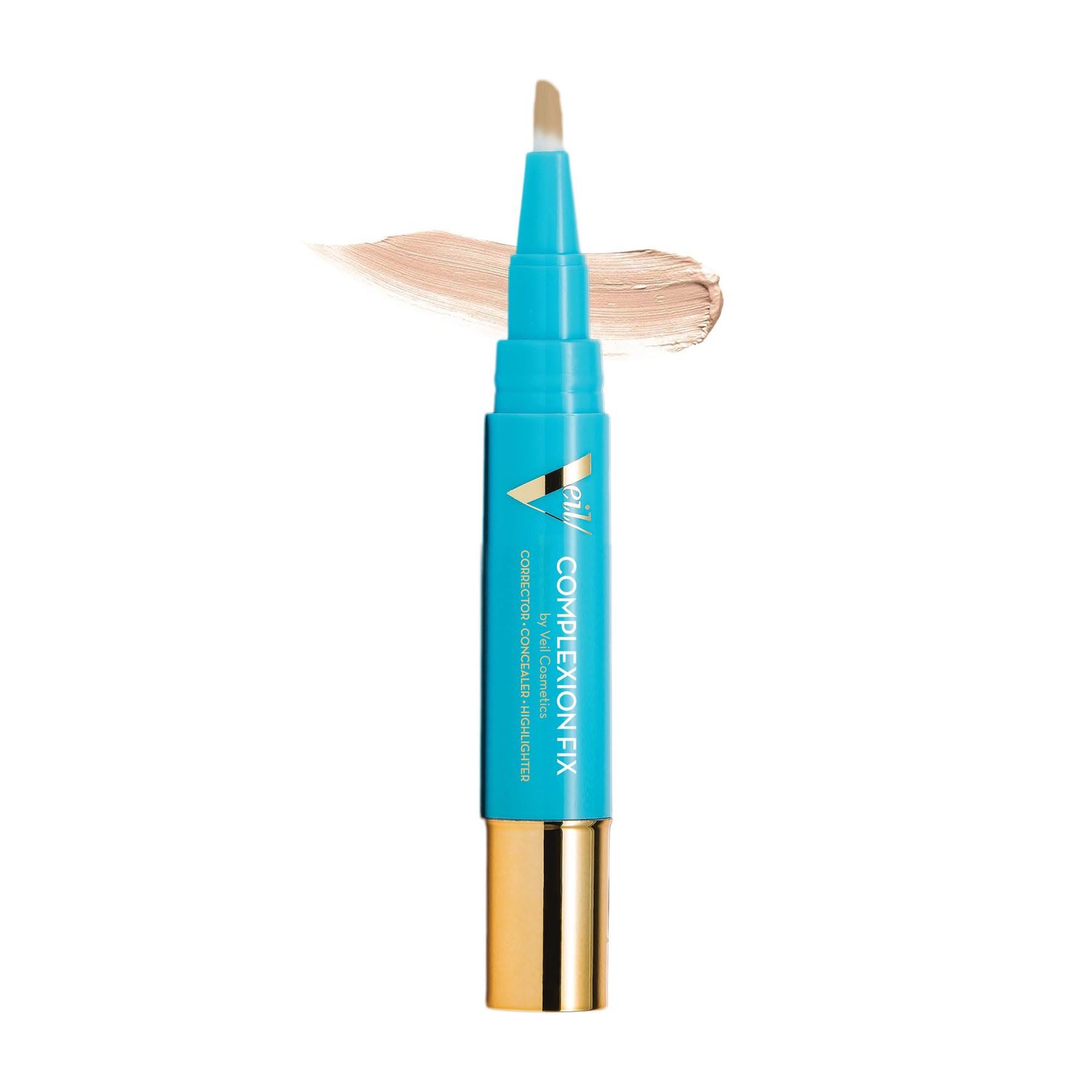 Veil Cosmetics - Complexion Fix Concealer - Liquid Concealer for Under Eye  Dark Circles - Highlight, Contour, Correct - Anti-Aging - Vegan Makeup Pen - Hydrating Lightweight (2N Light Neutral)