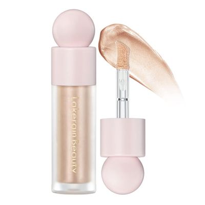 GECOMO Liquid Contour Beauty Wand Face Highlighter Bronzer Makeup Stick, Dewy Finish, Moisturizing Silky Smooth Texture 0.25 Oz 7.5ml - 02 STARLIGHT