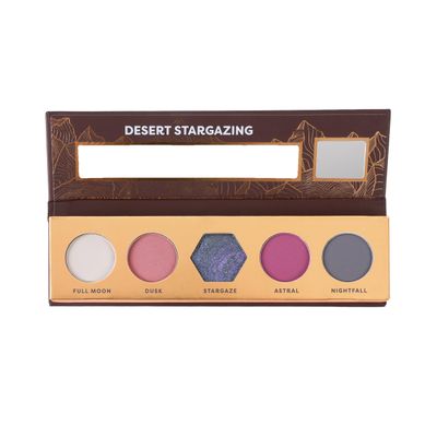 Profusion Cosmetics Blooming Beauty 5-Shade Eyeshadow Palette - Highly Pigmented Eyeshadows for Stunning Day &amp; Night Looks - Versatile Colors Finishes for All Skill Levels (Desert Stargazing)