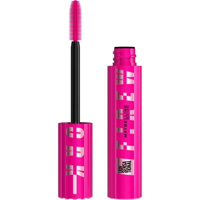 Maybelline Lash Sensational Firework Washable Mascara, Lengthening &amp; Volumizing Mascara for up to 24HR wear, Very Black, 1 Count