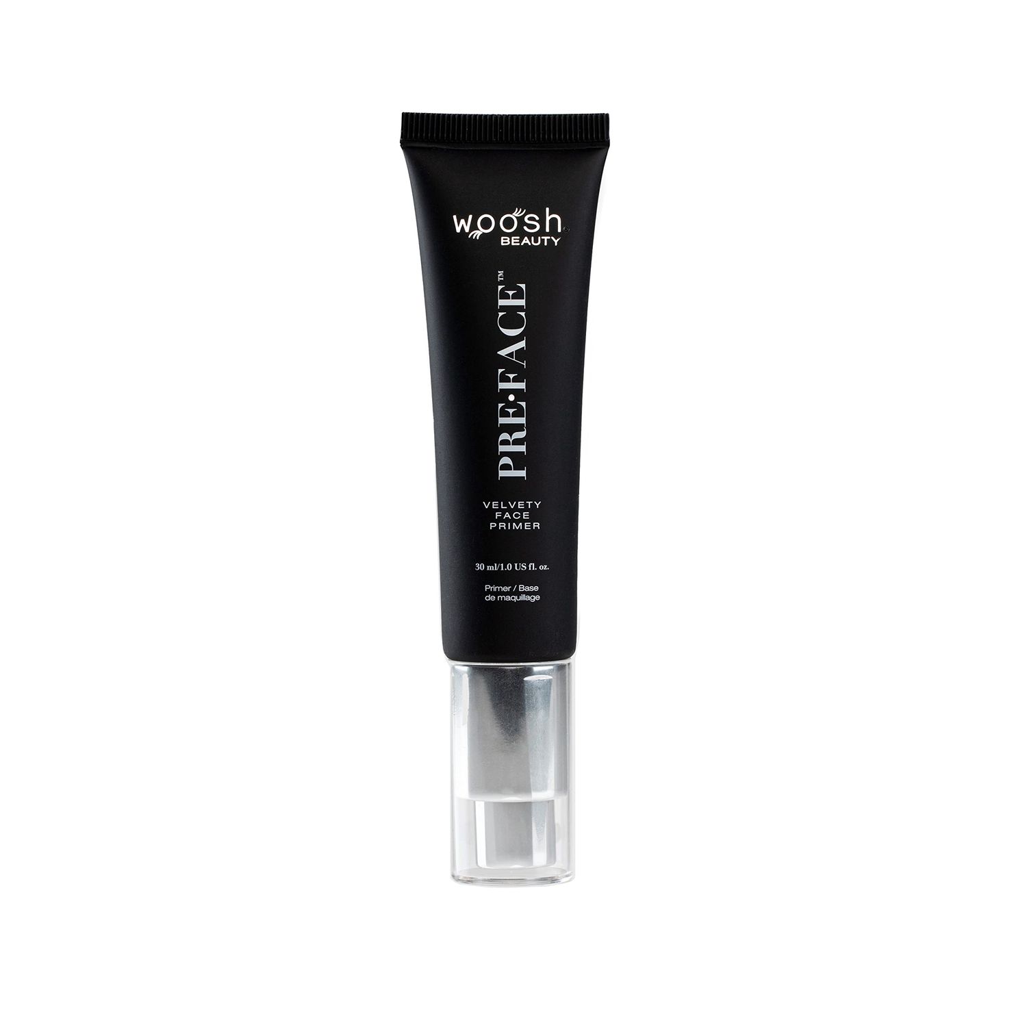 Woosh Beauty, PreFace Velvety Face Primer, Hydrating &amp; Long Lasting, Vegan, Pore Minimizer &amp; Wrinkle Filler, Grips your Makeup (Full Size, 30 ml)