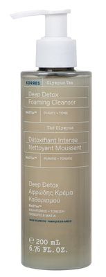 KORRES Olympus Tea Foaming Cream Cleanser, 6.76 Fl oz.