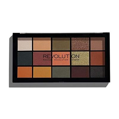 Makeup Revolution Reloaded Palette, Makeup Eyeshadow Palette, Includes 15 Shades, Lasts All Day Long, Vegan &amp; Cruelty Free, Iconic Division, 16.5g