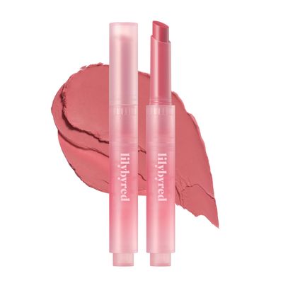 lilybyred Milky Blur Fondue Bar 1.9g - Multi-Use Blurring Balm Stick for Lips &amp; Cheeks (02#Strawberry In Whipped Cream, 1PC)