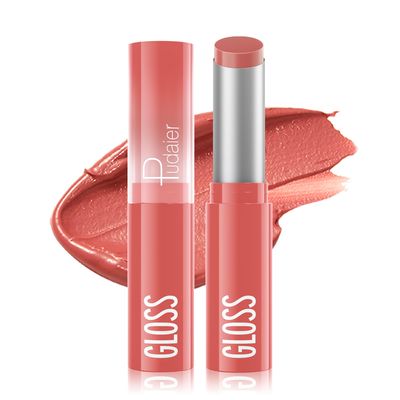 ZUK Hydrating Lip Gloss for Women and Girls, Moisturizing Creamy Lipstick for Dry Lips, Nourishing Highly Pigmented Lip Balm, Non-Sticky Tinted Lip Makeup
