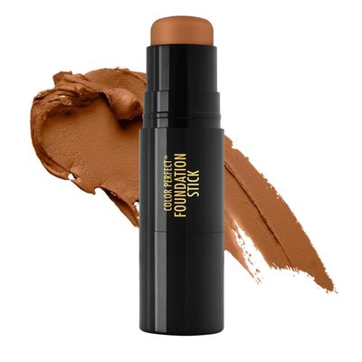 Black Radiance Color Perfect Foundation Stick with Soft Brush Applicator Duo - Buildable, Blendable Versatile Pigment-Rich Formula - Bronze Glow