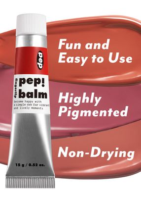 I'M MEME Multi-use Lip and Cheek Tint - PepBalm | Wtih Shea Butter, Gift, Liquid Blush and Lip Paint, Travel-Friendly, 004 Corner, 0.52 Oz