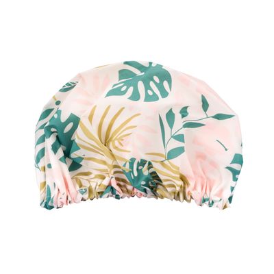 EcoTools Shower Cap, Organic Cotton Lining, Perfect For No-Wash Days, Fits All Head Sizes &amp; All Hair Textures, Reusable &amp; Waterproof, Protects Scalp, Eco-Friendly, Cruelty-Free, &amp; Vegan, 1 Count