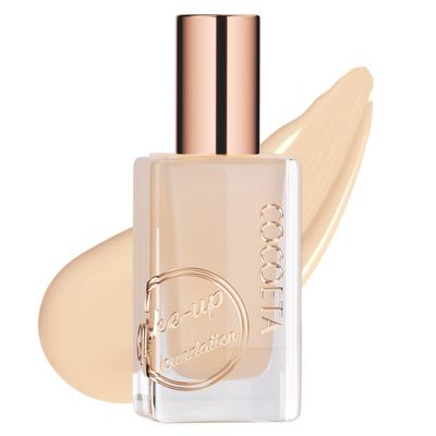 Lilyloria Satin Matte Finish Long-lasting Foundation Cream for Light Fair Skin Flawless Meduim Coverage Face Makeup Base Buildable Lightweight (21 Light)