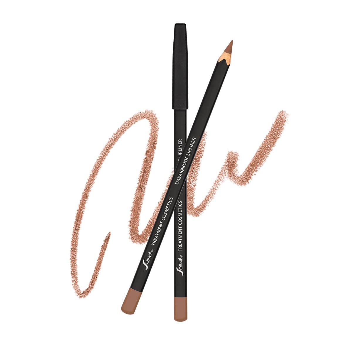 Sorme Cosmetics Smearproof Lipliner in Earth 0.06 oz | Smudgeproof Nude Lip Liner Pencil | High Definition Waterproof Lip Liners for Women | Hydrating Lip Pencil | Matte Lip Pencil Liner Makeup