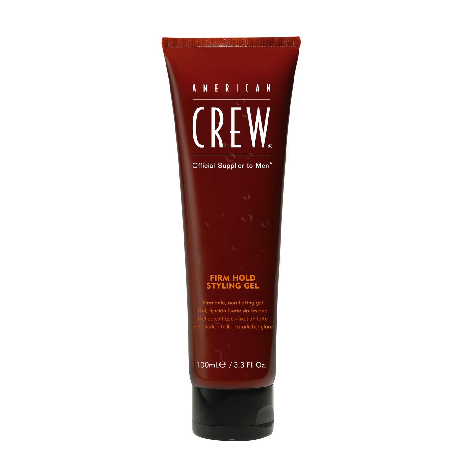 American Crew Men&#39;s Hair Gel, Firm Hold, Non-Flaking Styling Gel, 3.3 Fl Oz