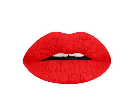Aromi Bright Red Liquid Lipstick | Vibrant Lip Color with Matte Finish, Long-lasting, Vegan, Cruelty-free, Waterproof, Gluten Free, Made in USA (Preppy Red)